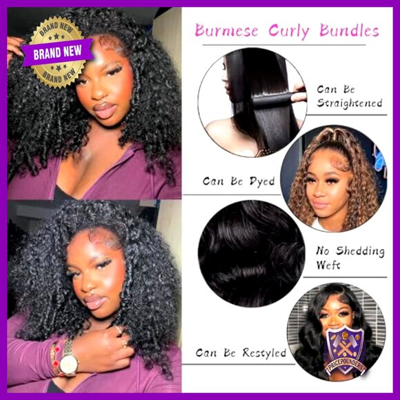 18 Inch Human Hair Extensions Water Wave Bundles Virgin Remy Quick Weave main image 6